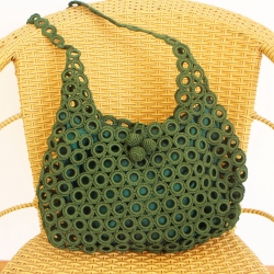 Crochet Rings Shoulder Bag